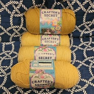 Off White An Orange Yarn Bundle